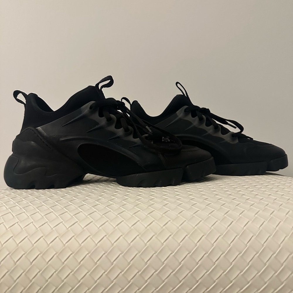 Dior Black D-connect sneakers